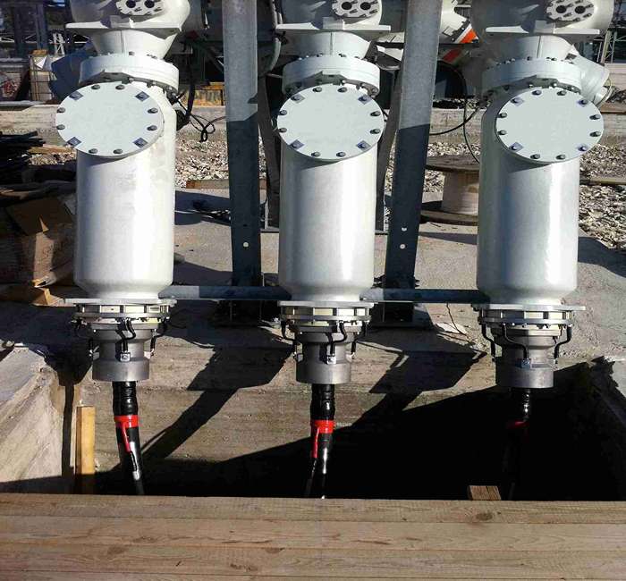 Impianti energia AT con cavi XLPE installati